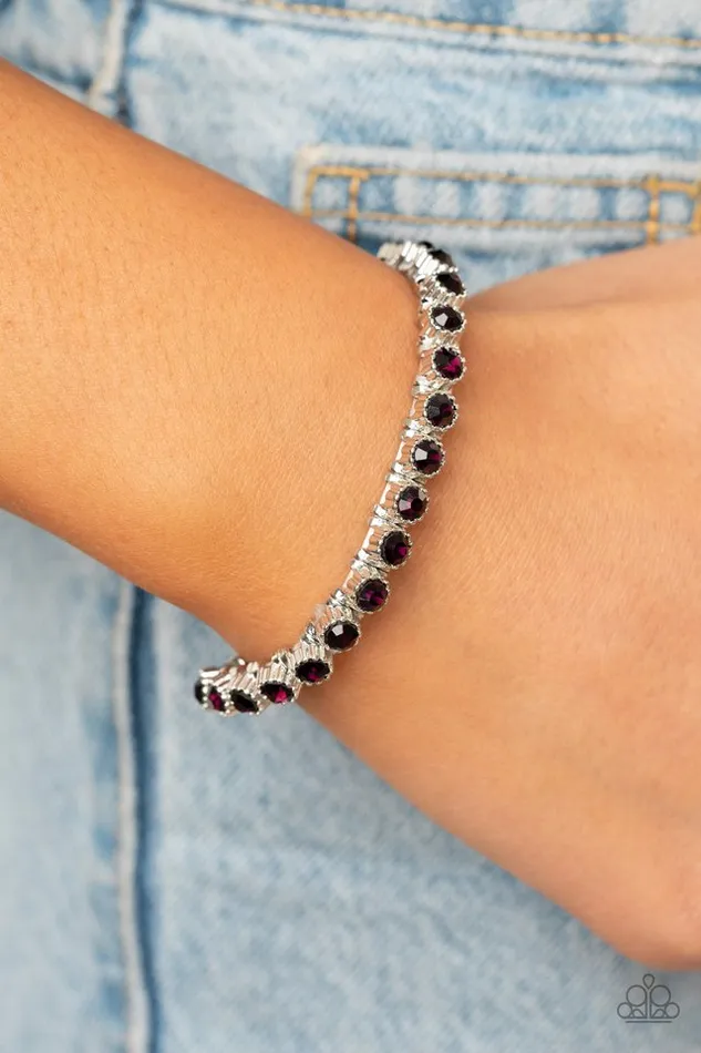 Paparazzi Jewelry Bracelets Paparazzi Bracelet Starry Social Purple