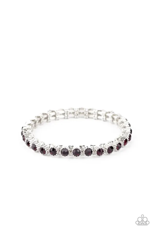 Paparazzi Jewelry Bracelets Paparazzi Bracelet Starry Social Purple Paparazzi Jewelry Bracelets Paparazzi Bracelet Starry Social Purple