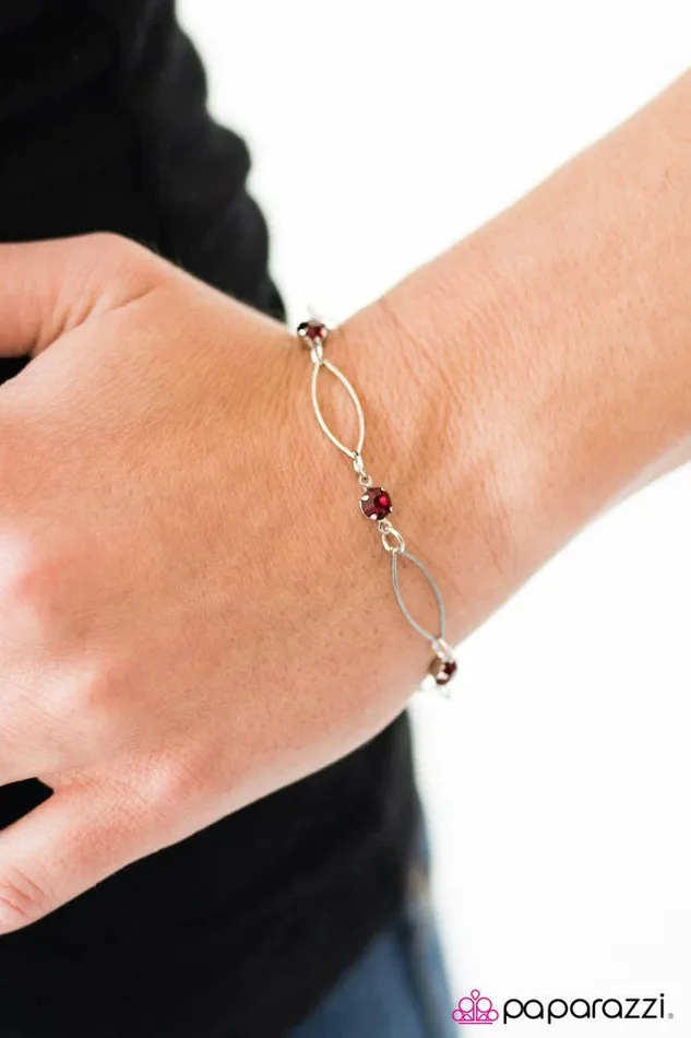 Paparazzi Jewelry Bracelets Paparazzi Bracelet The Right Time Red