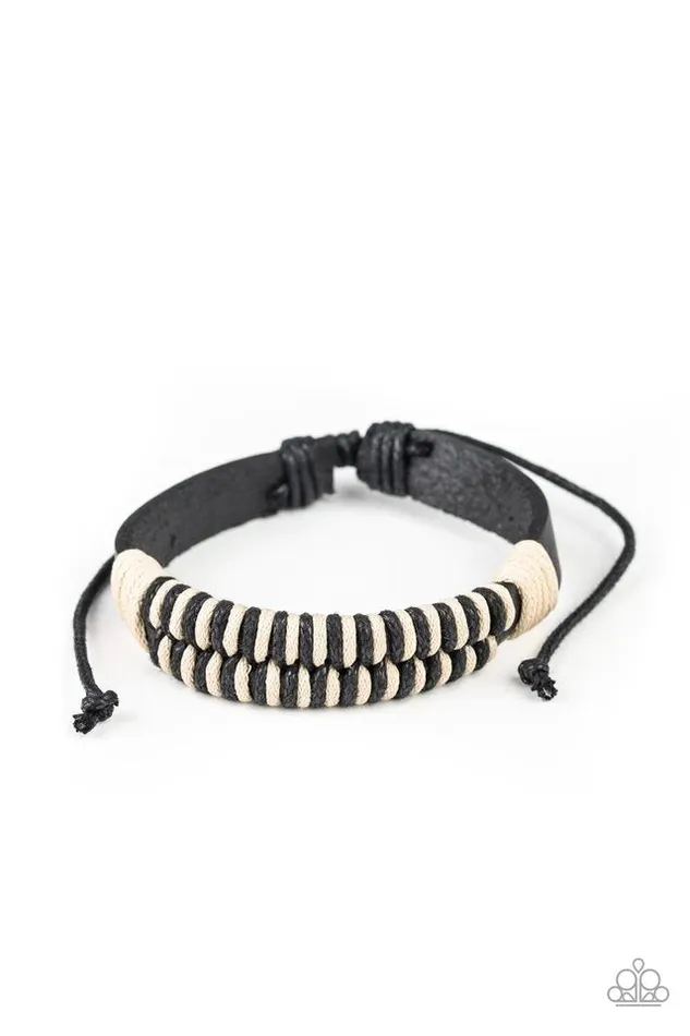 Paparazzi Jewelry Bracelets Paparazzi Bracelet Trail Time Black
