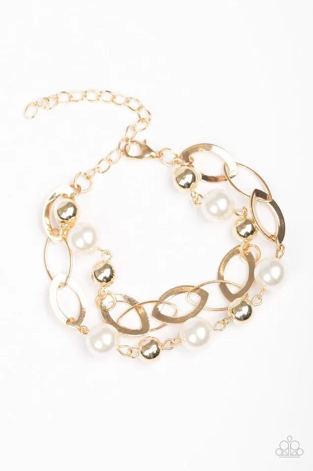 Paparazzi Jewelry Bracelets Paparazzi Bracelet Winner Glimmer Gold