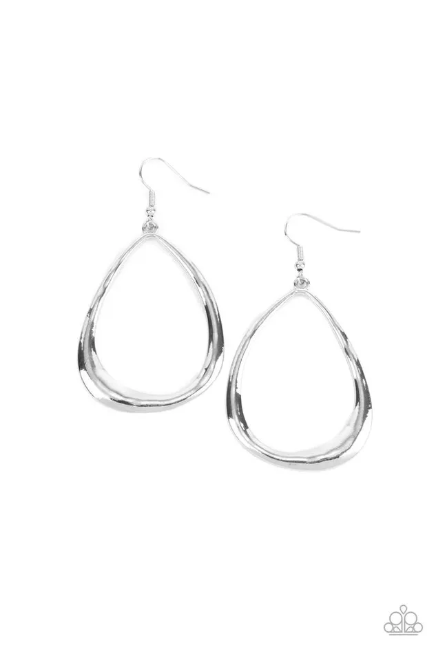Paparazzi Jewelry Earrings Paparazzi Earring ARTISAN Gallery Silver Paparazzi Jewelry Earrings Paparazzi Earring ARTISAN Gallery Silver