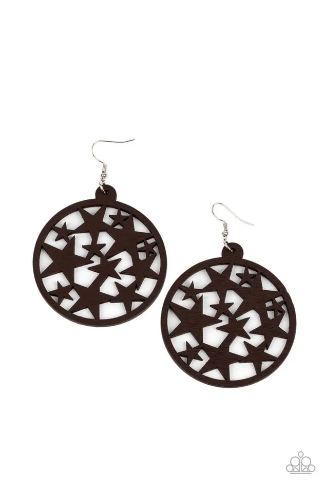 Paparazzi Jewelry Earrings Paparazzi Earring Cosmic Paradise Brown Paparazzi Jewelry Earrings Paparazzi Earring Cosmic Paradise Brown