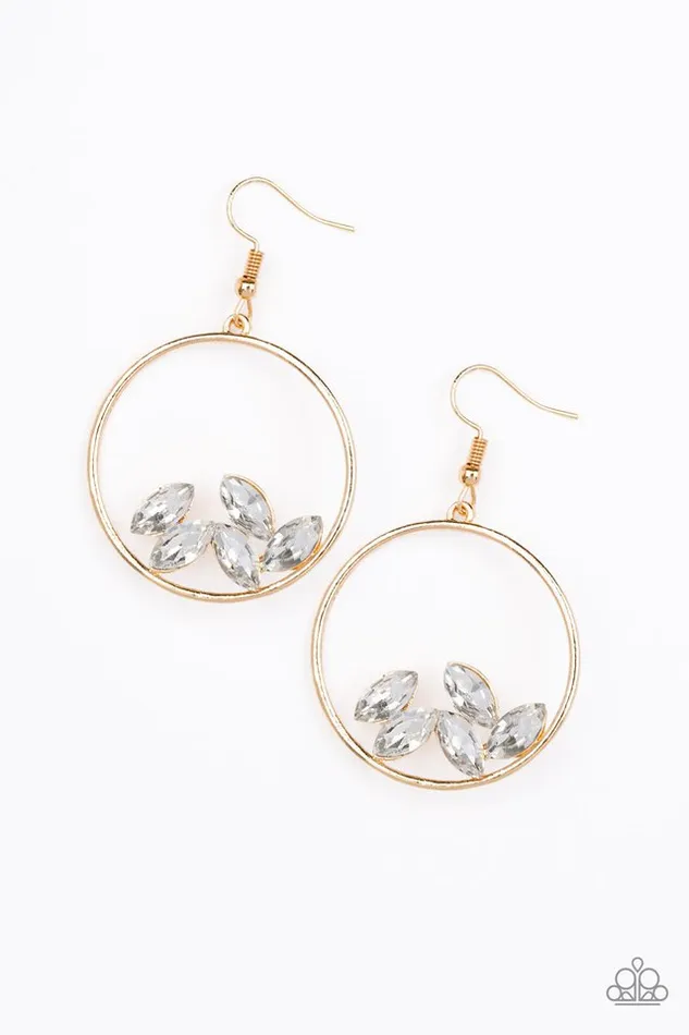 Paparazzi Jewelry Earrings Paparazzi Earring Cue The Confetti Gold Paparazzi Jewelry Earrings Paparazzi Earring Cue The Confetti Gold