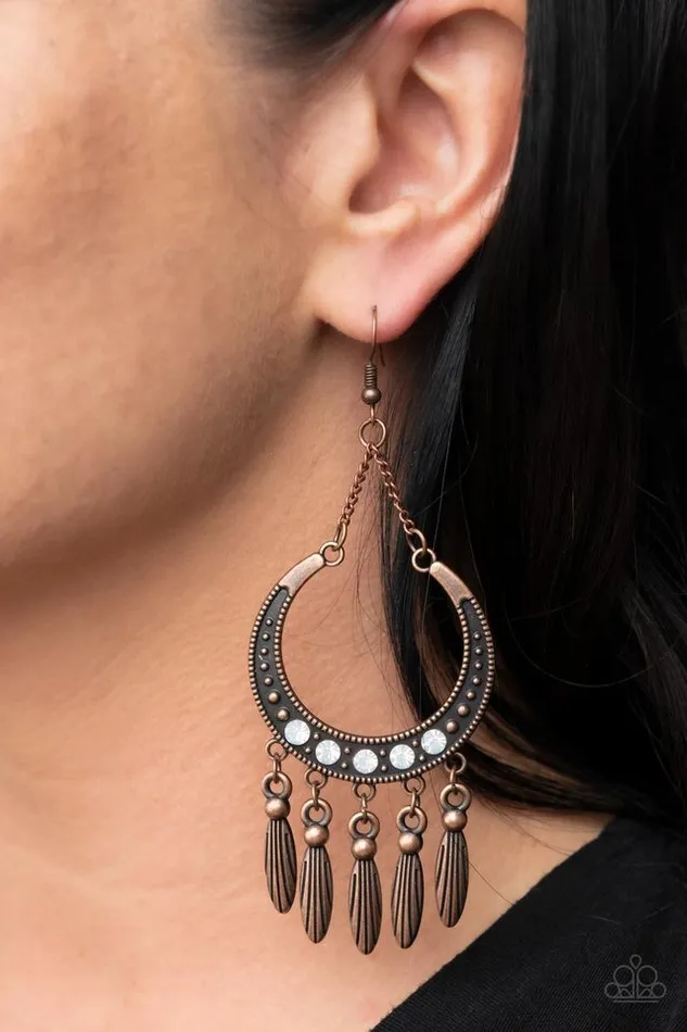 Paparazzi Jewelry Earrings Paparazzi Earring Day to DAYDREAM Copper