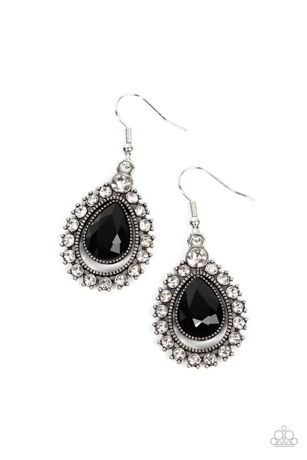 Paparazzi Jewelry Earrings Paparazzi Earring Divinely Duchess Black Paparazzi Jewelry Earrings Paparazzi Earring Divinely Duchess Black