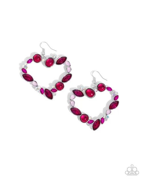 Paparazzi Jewelry Earrings Paparazzi Earring Heart Hierarchy Paparazzi Jewelry Earrings Paparazzi Earring Heart Hierarchy