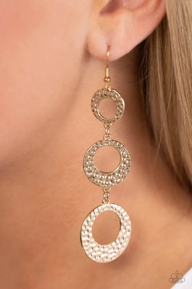 Paparazzi Jewelry Earrings Paparazzi Earring High Society Stunner Gold