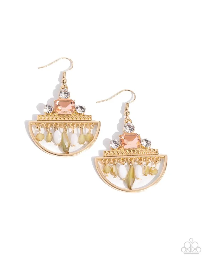 Paparazzi Jewelry Earrings Paparazzi Earring Metropolitan Majesty Gold Paparazzi Jewelry Earrings Paparazzi Earring Metropolitan Majesty Gold