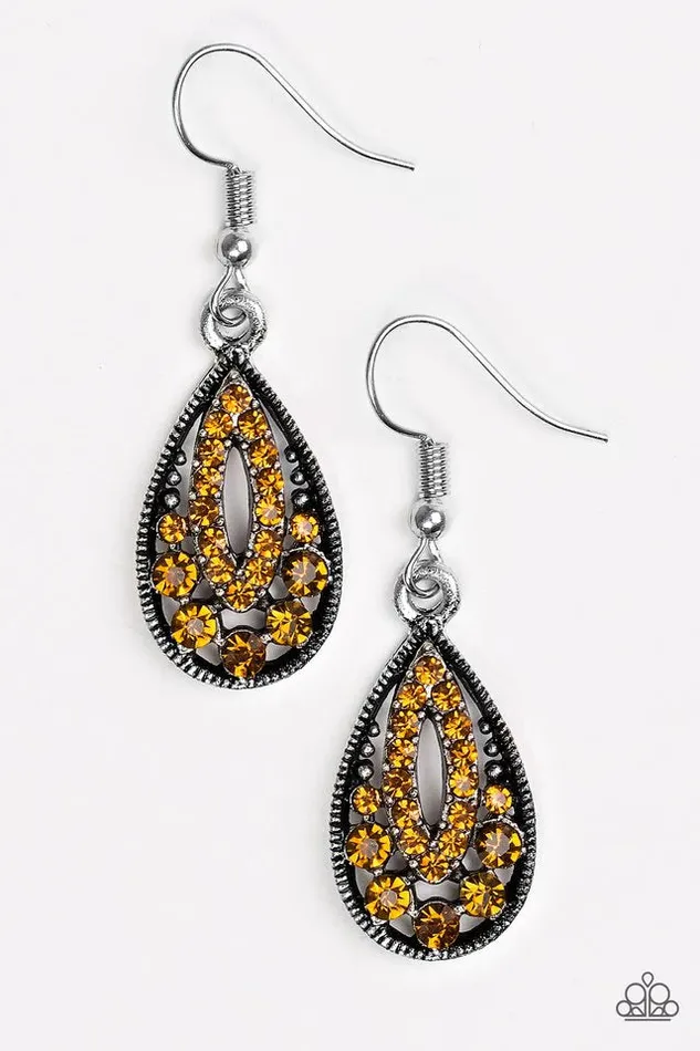Paparazzi Jewelry Earrings Paparazzi Earring Money To Blow Brown