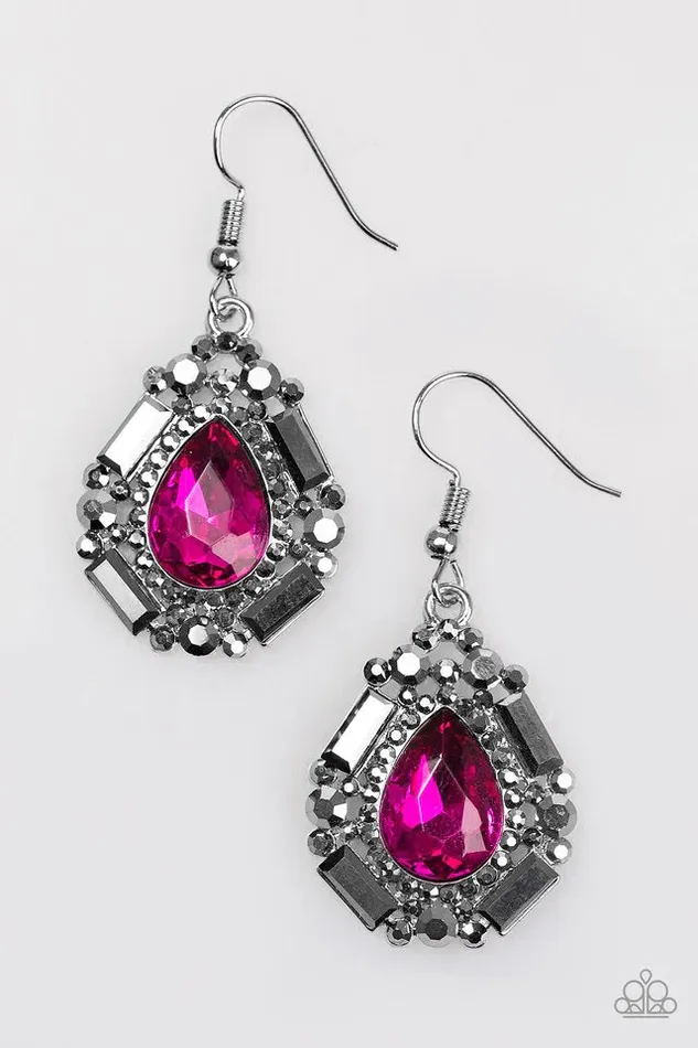 Paparazzi Jewelry Earrings Paparazzi Earring Movie Star Marvel Pink