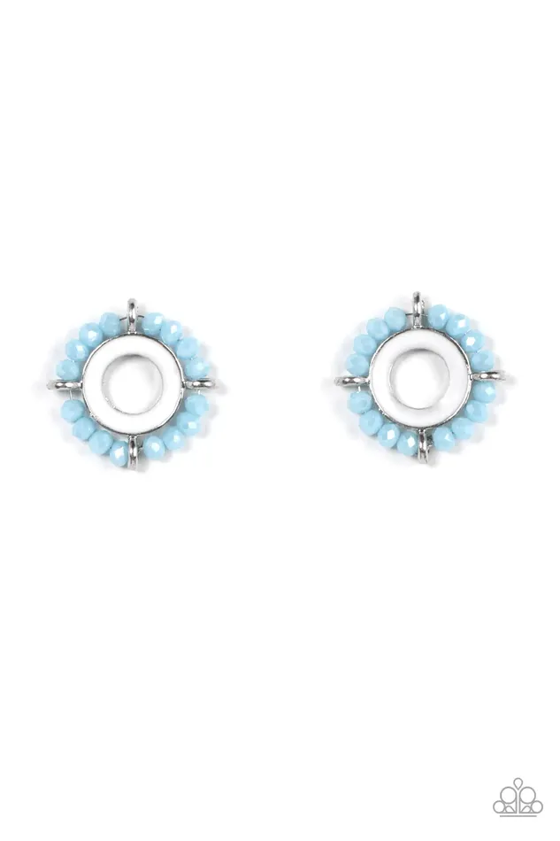 Paparazzi Jewelry Earrings Paparazzi Earring Nautical Notion Blue