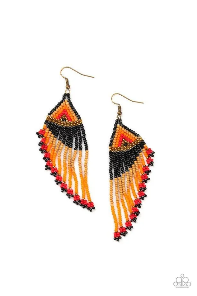 Paparazzi Jewelry Earrings Paparazzi Earring Rainbow Winds Black Paparazzi Jewelry Earrings Paparazzi Earring Rainbow Winds Black