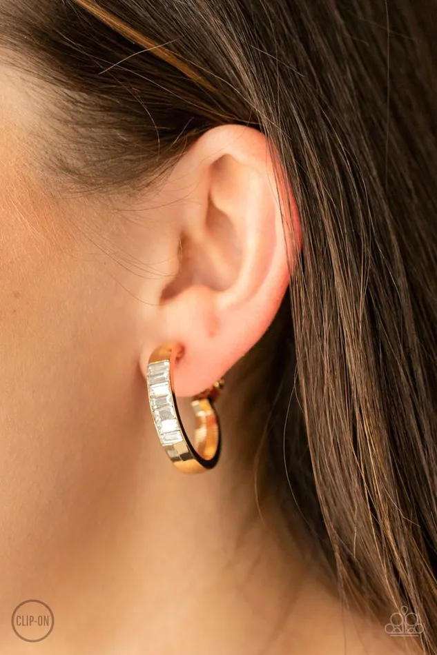 Paparazzi Jewelry Earrings Paparazzi Earring Ready Steady GLOW Gold