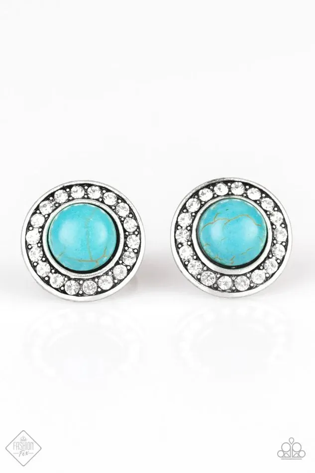 Paparazzi Jewelry Earrings Paparazzi Earring Saharas Finest Blue