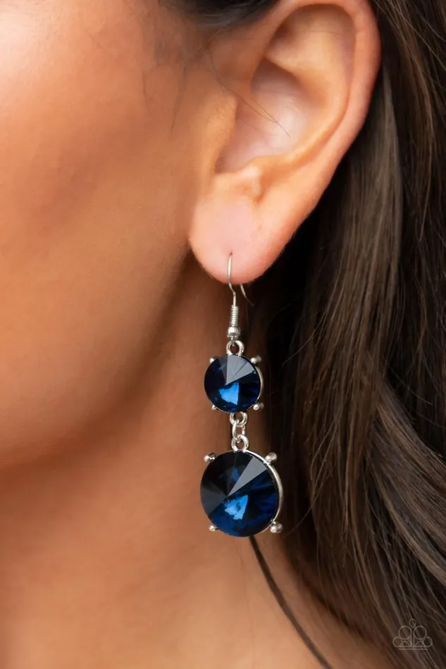 Paparazzi Jewelry Earrings Paparazzi Earring Sizzling Showcase Blue