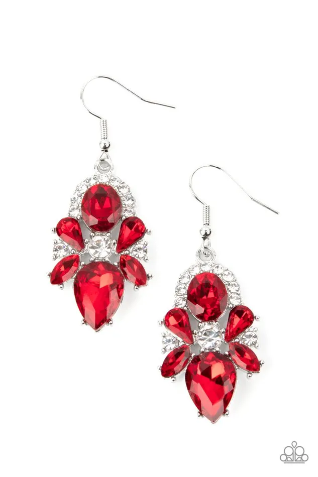 Paparazzi Jewelry Earrings Paparazzi Earring Stunning Starlet Red Paparazzi Jewelry Earrings Paparazzi Earring Stunning Starlet Red
