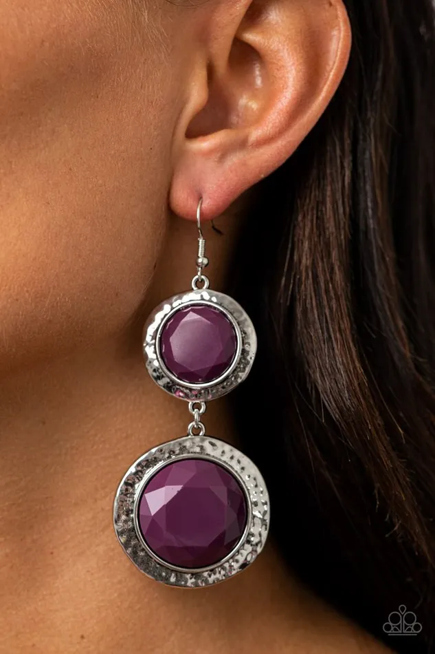 Paparazzi Jewelry Earrings Paparazzi Earring Thrift Shop Stop Purple