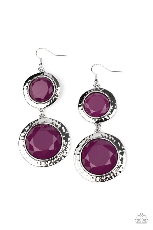 Paparazzi Jewelry Earrings Paparazzi Earring Thrift Shop Stop Purple Paparazzi Jewelry Earrings Paparazzi Earring Thrift Shop Stop Purple