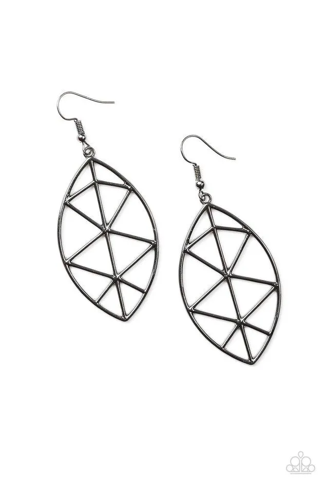 Paparazzi Jewelry Earrings Paparazzi Earring Unbreakable Black