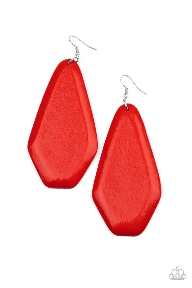 Paparazzi Jewelry Earrings Paparazzi Earring Vacation Ready Red