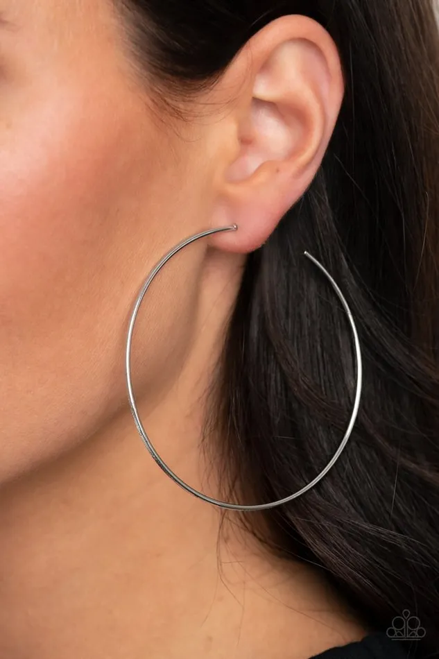Paparazzi Jewelry Earrings Paparazzi Earring Very Curvaceous Silver
