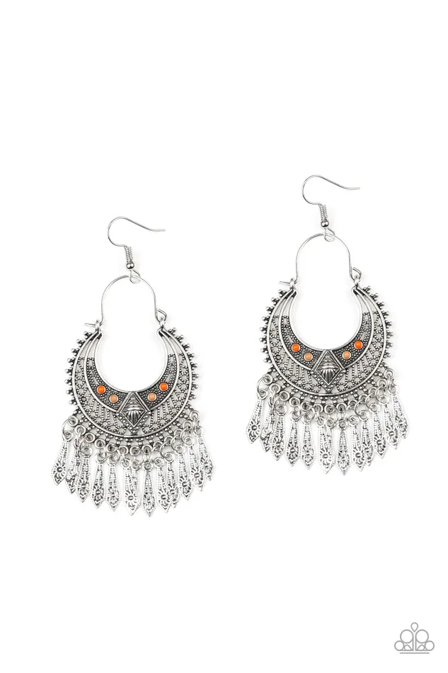 Paparazzi Jewelry Earrings Paparazzi Earring Walk On The Wildside Multi