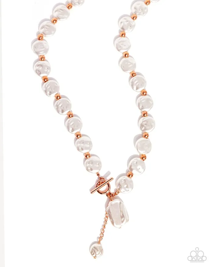 Paparazzi Jewelry Necklaces Paparazzi Necklace Beaming Baroque Copper Paparazzi Jewelry Necklaces Paparazzi Necklace Beaming Baroque Copper