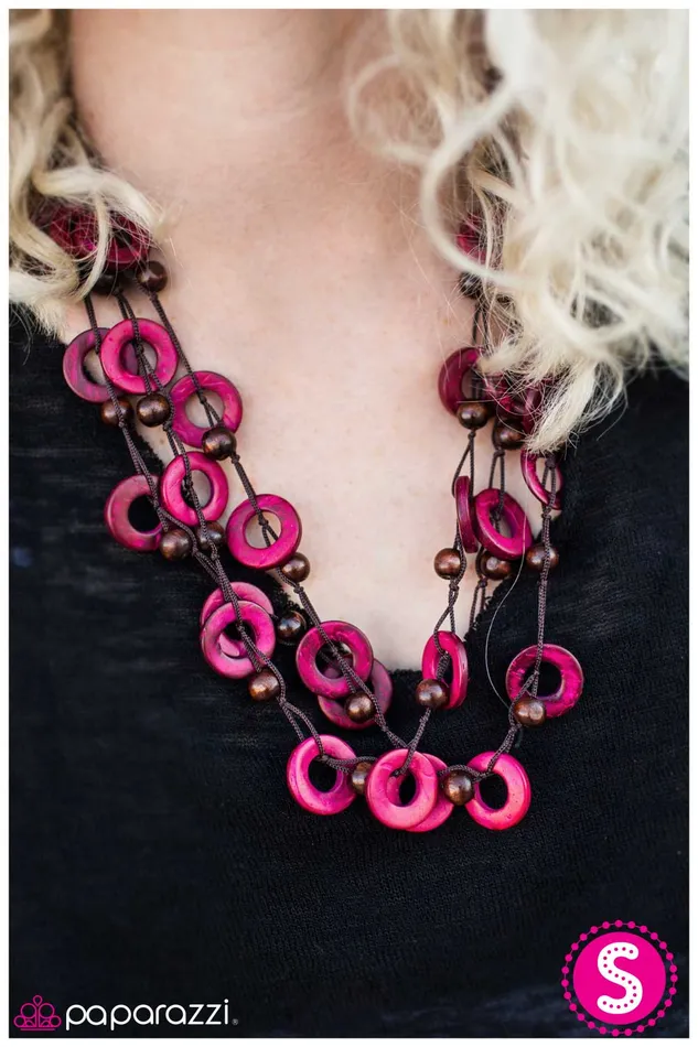 Paparazzi Jewelry Necklaces Paparazzi Necklace Catch and Release Pink