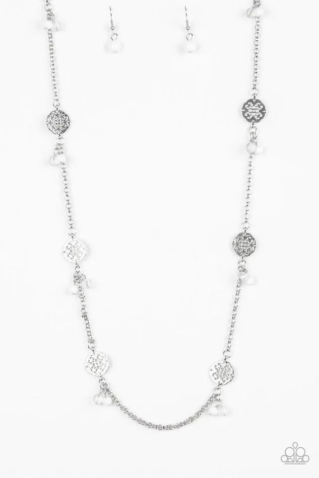 Paparazzi Jewelry Necklaces Paparazzi Necklace Color Boost White