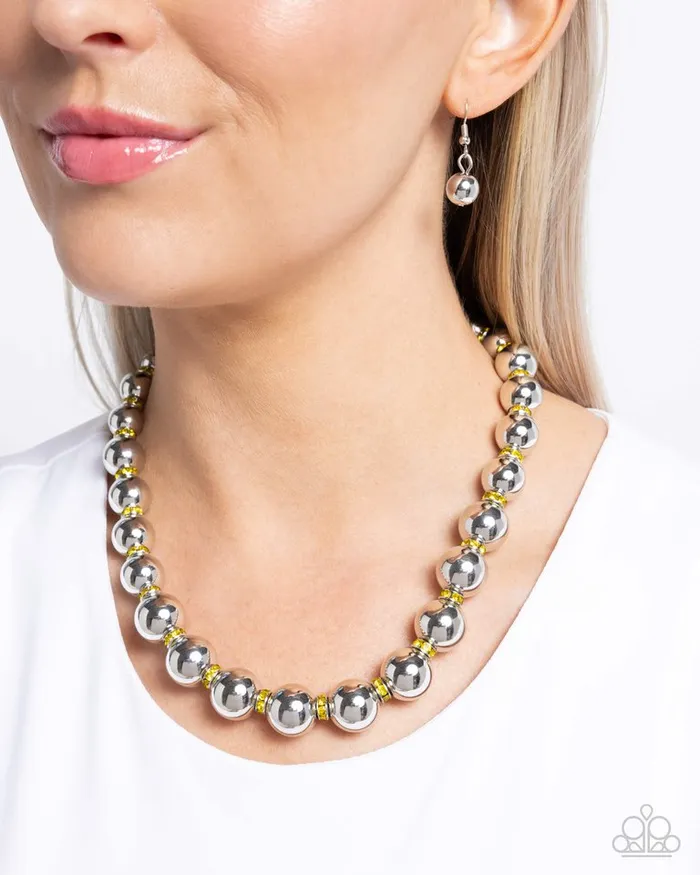 Paparazzi Jewelry Necklaces Paparazzi Necklace Color Closeness Yellow