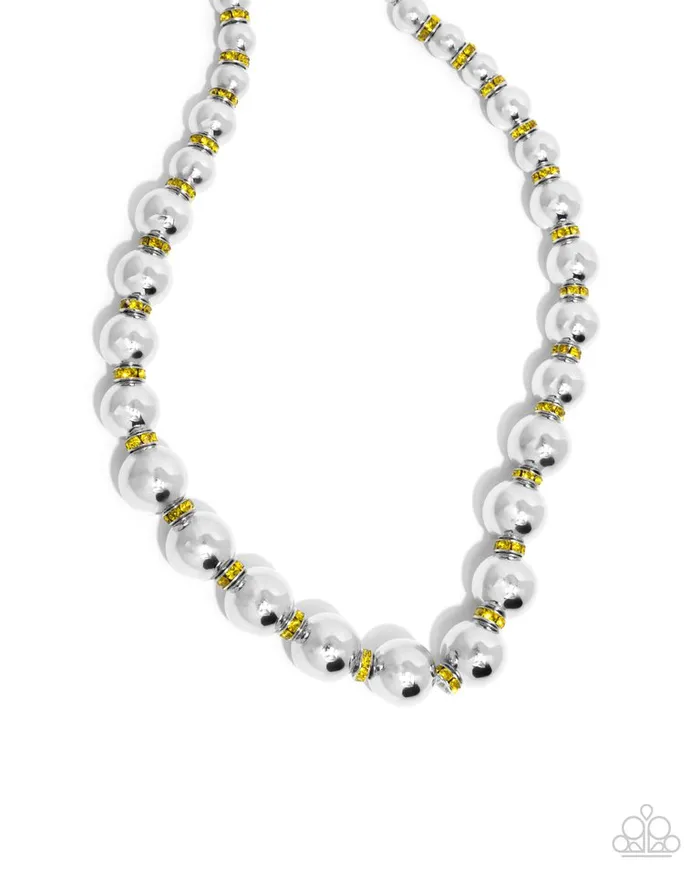 Paparazzi Jewelry Necklaces Paparazzi Necklace Color Closeness Yellow Paparazzi Jewelry Necklaces Paparazzi Necklace Color Closeness Yellow