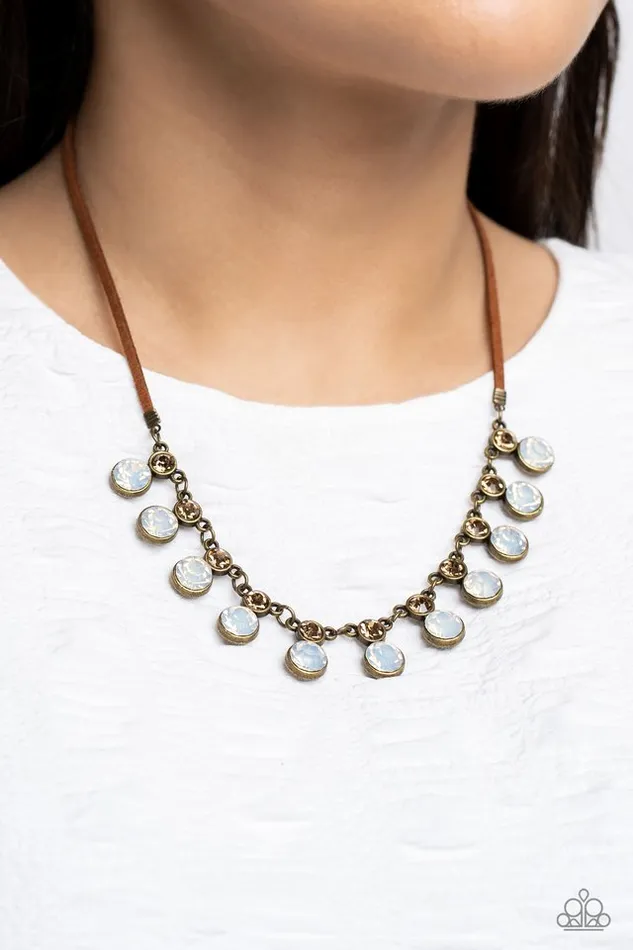 Paparazzi Jewelry Necklaces Paparazzi Necklace Color Me CHIC Brass