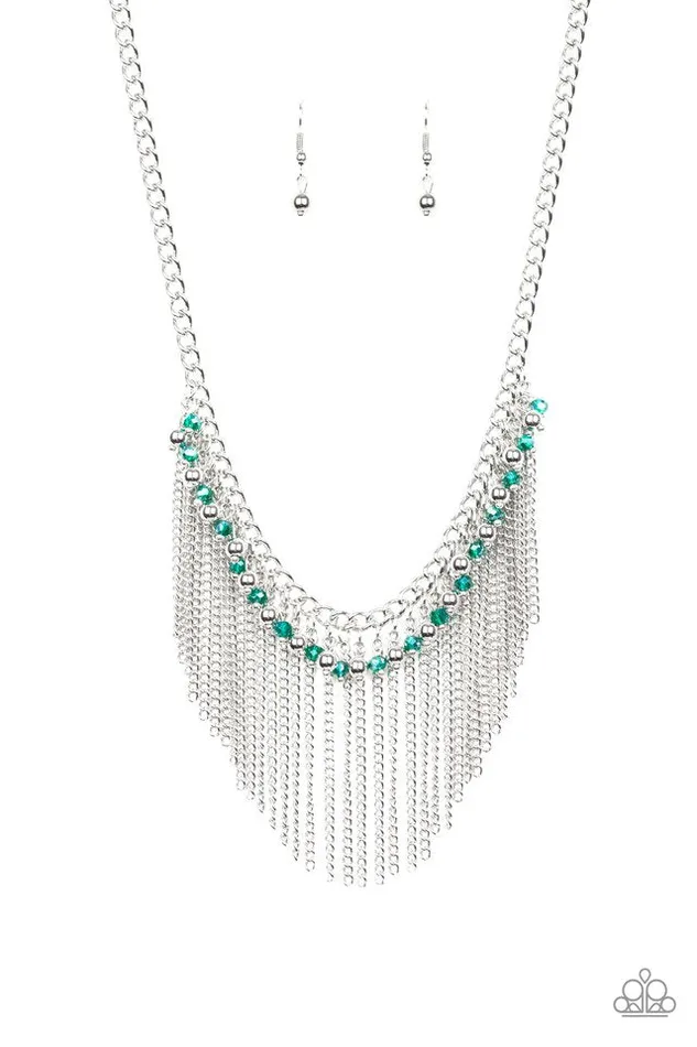 Paparazzi Jewelry Necklaces Paparazzi Necklace Divinely Diva Green Paparazzi Jewelry Necklaces Paparazzi Necklace Divinely Diva Green