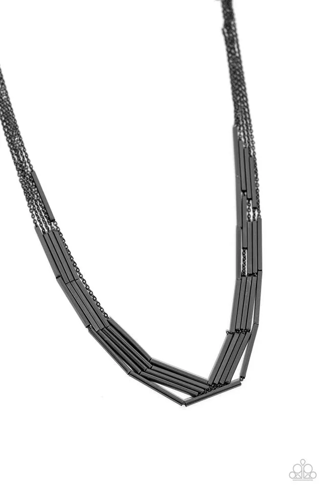 Paparazzi Jewelry Necklaces Paparazzi Necklace Dynamic Default Black Paparazzi Jewelry Necklaces Paparazzi Necklace Dynamic Default Black