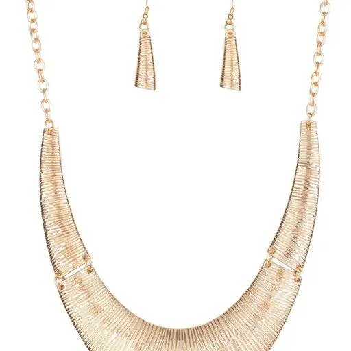 Paparazzi Jewelry Necklaces Paparazzi Necklace Feast or Famine Gold