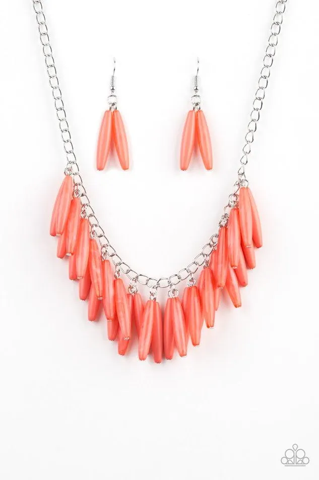 Paparazzi Jewelry Necklaces Paparazzi Necklace Full Of Flavor Orange