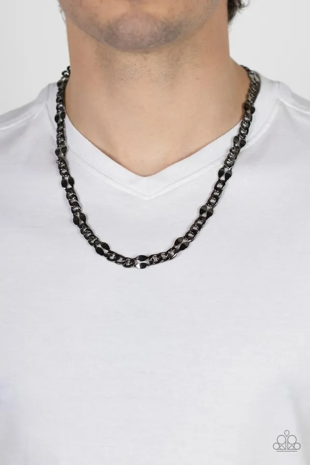 Paparazzi Jewelry Necklaces Paparazzi Necklace GOAT Black