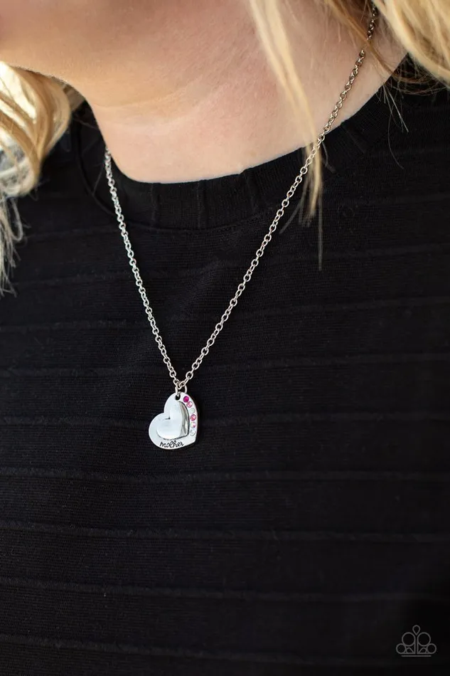 Paparazzi Jewelry Necklaces Paparazzi Necklace Happily Heartwarming Pink