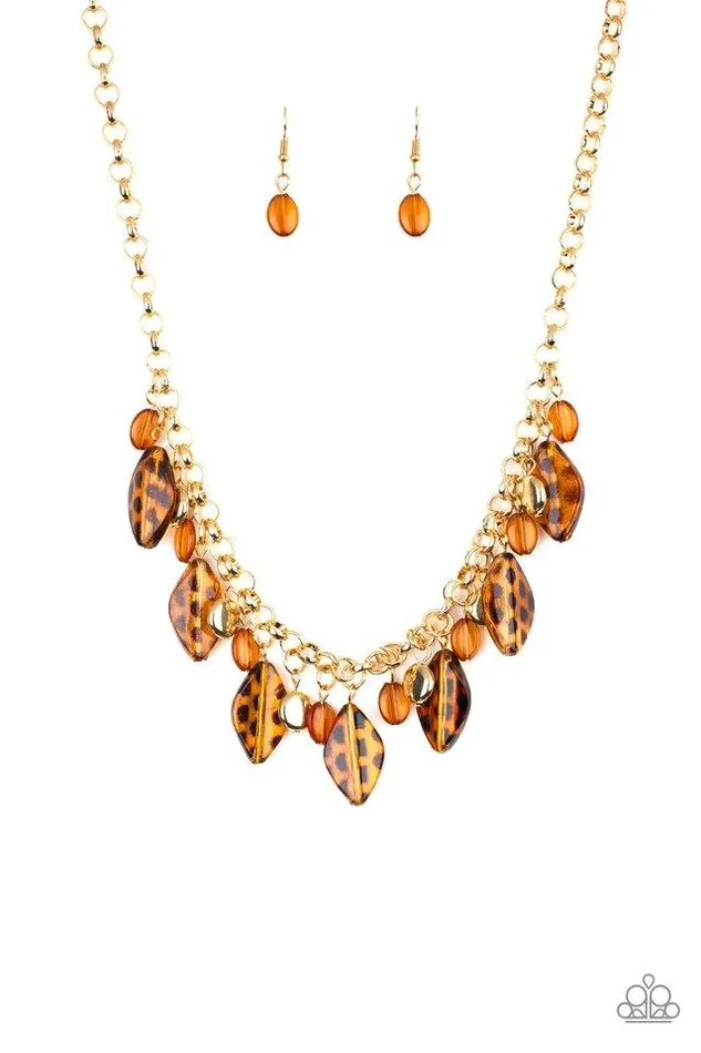 Paparazzi Jewelry Necklaces Paparazzi Necklace Hissy Fit Brown