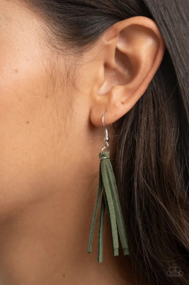 Paparazzi Jewelry Necklaces Paparazzi Necklace Hold My Tassel Green Paparazzi Jewelry Necklaces Paparazzi Necklace Hold My Tassel Green