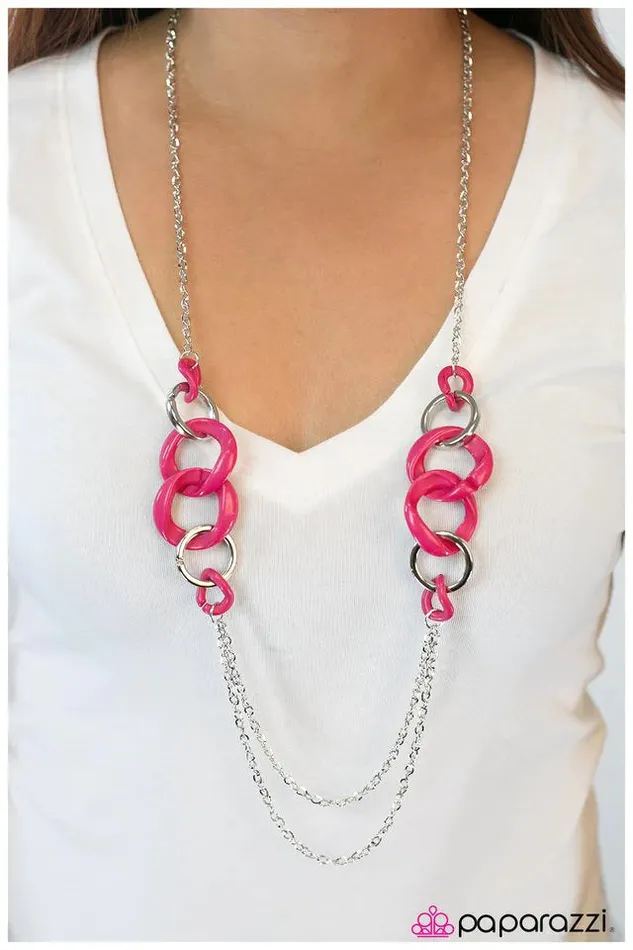 Paparazzi Jewelry Necklaces Paparazzi Necklace Making Dreams Come True Pink