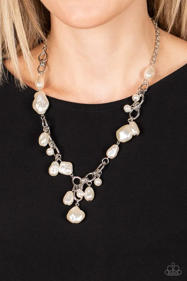 Paparazzi Jewelry Necklaces Paparazzi Necklace Nautical Nouveau White