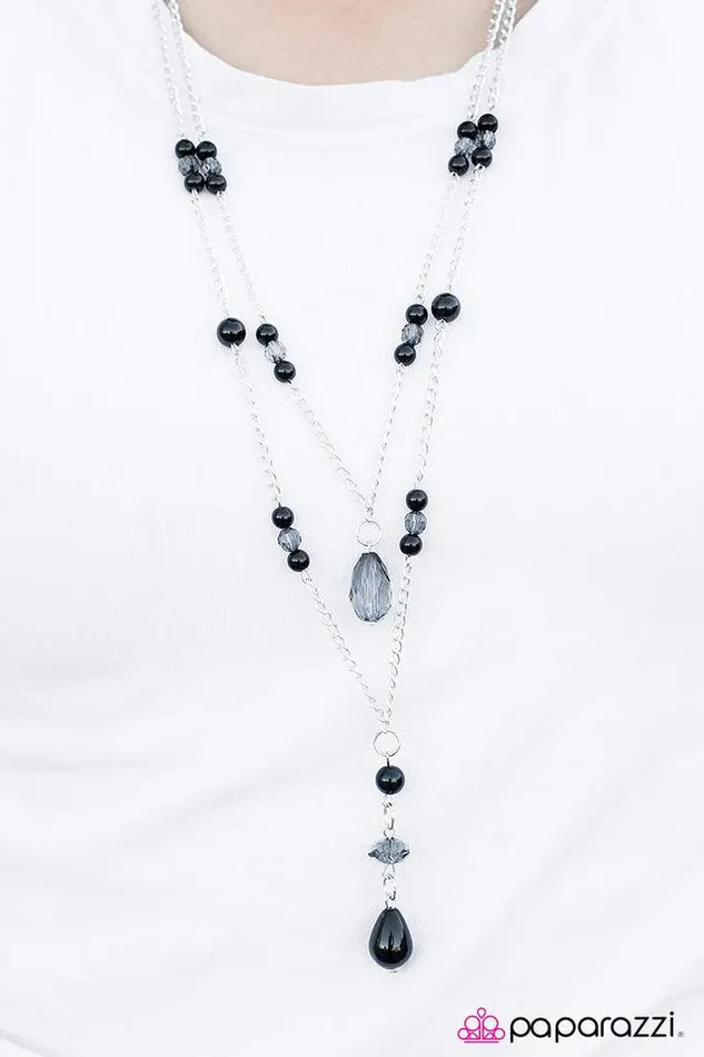 Paparazzi Jewelry Necklaces Paparazzi Necklace On Cloud Nine Black