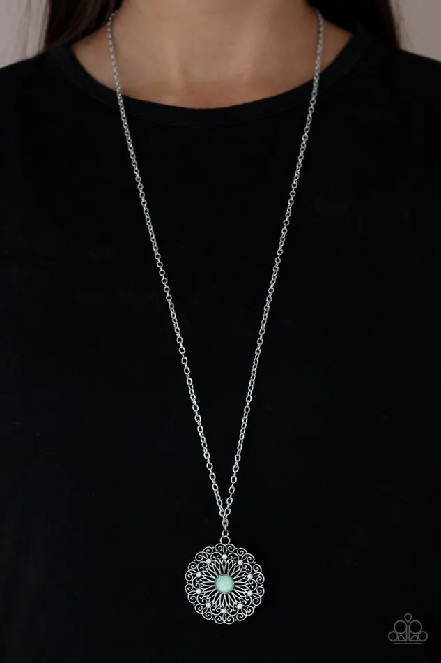 Paparazzi Jewelry Necklaces Paparazzi Necklace Opal Gardens Green