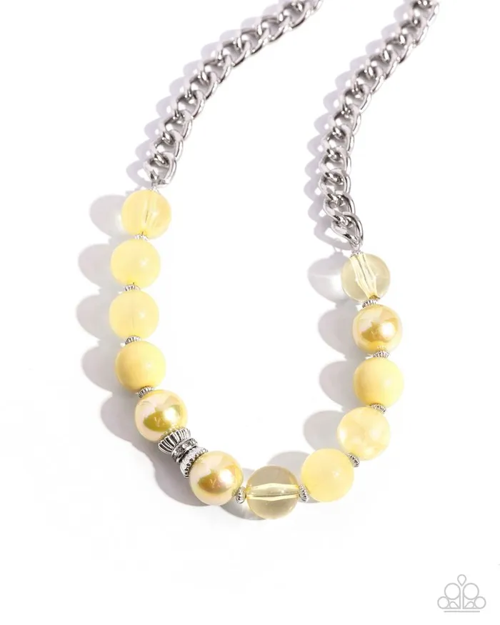 Paparazzi Jewelry Necklaces Paparazzi Necklace Opulent Opacities Yellow Paparazzi Jewelry Necklaces Paparazzi Necklace Opulent Opacities Yellow