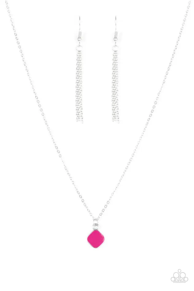 Paparazzi Jewelry Necklaces Paparazzi Necklace Paint A Picture Pink
