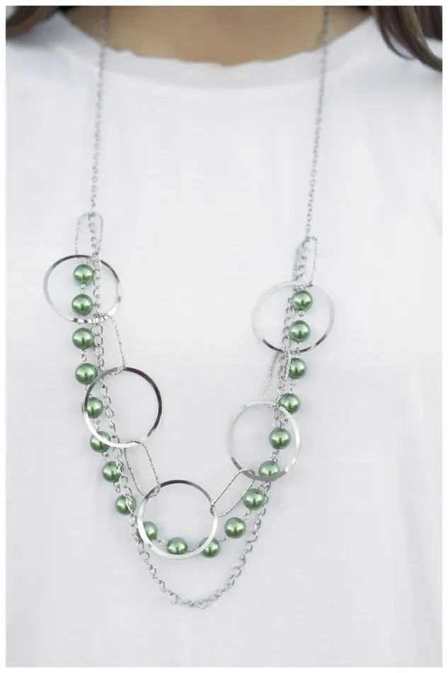 Paparazzi Jewelry Necklaces Paparazzi Necklace Parade Of Lights Green