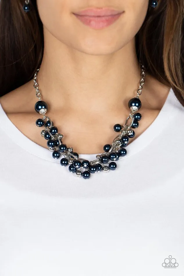 Paparazzi Jewelry Necklaces Paparazzi Necklace Party Crasher Blue