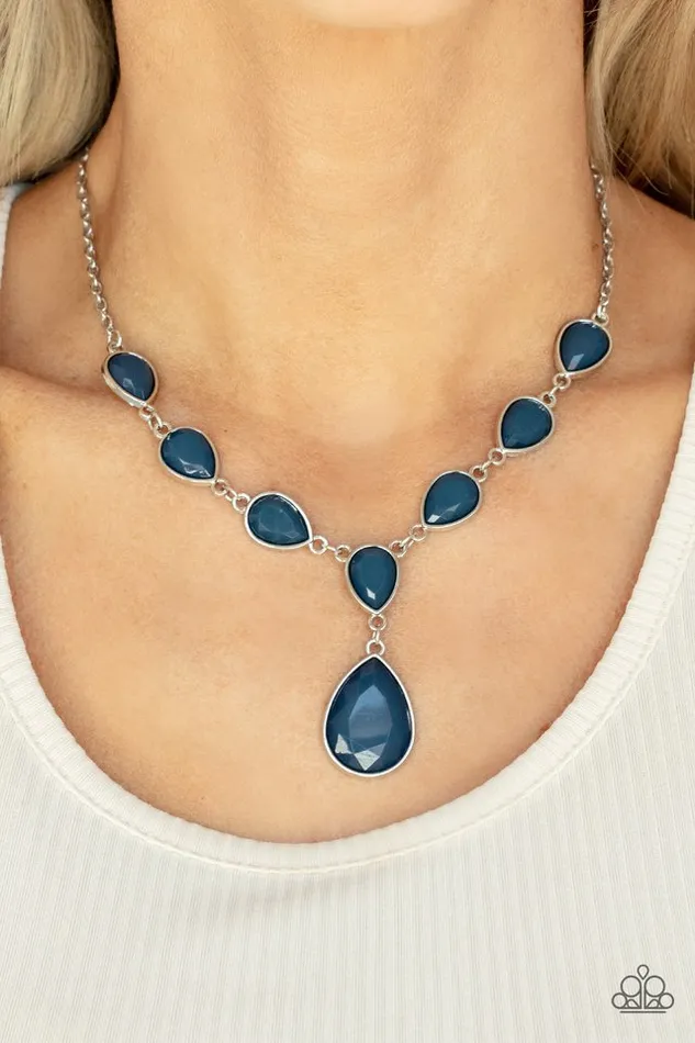 Paparazzi Jewelry Necklaces Paparazzi Necklace Party Paradise Blue